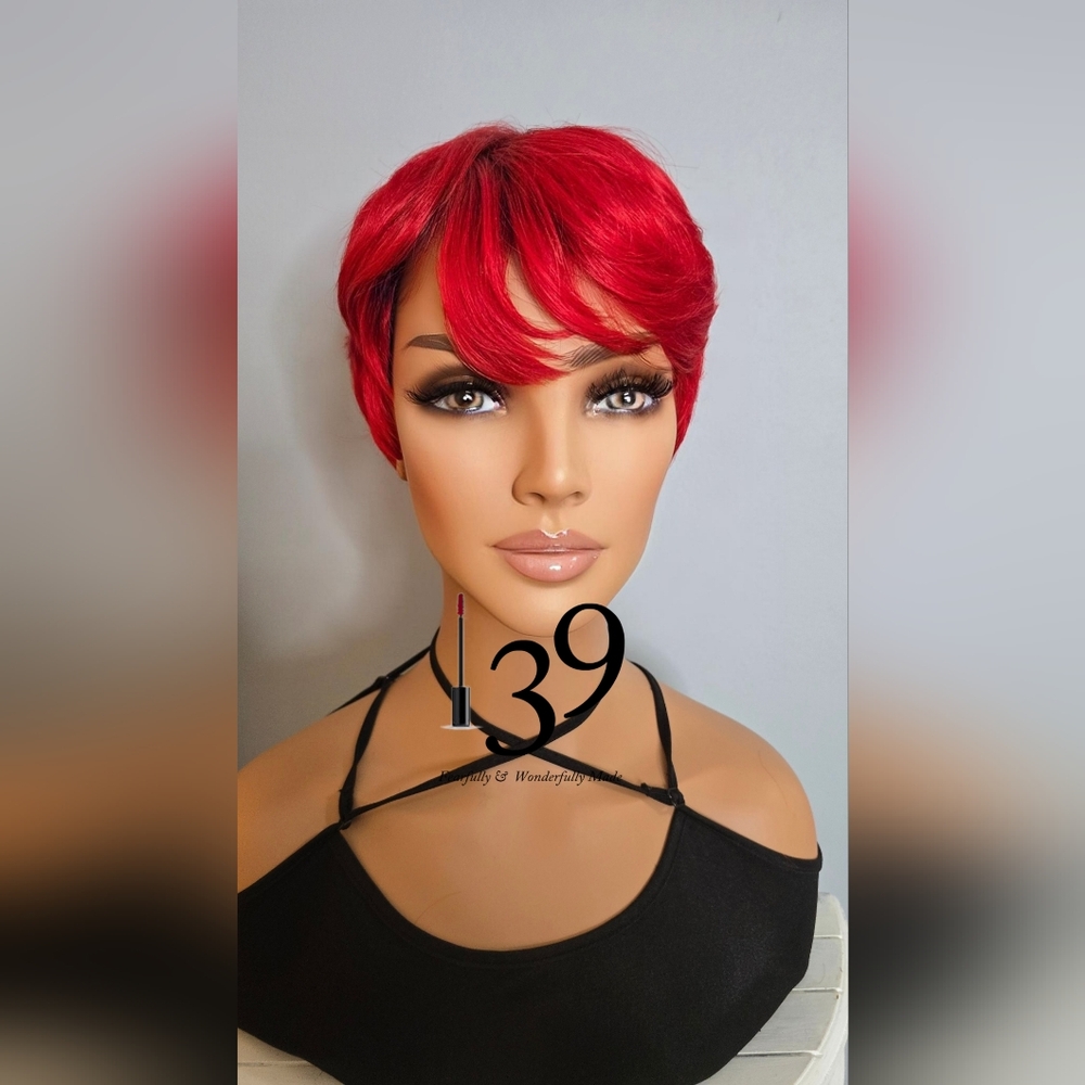 100% Human Hair pixie wig - Picture 5 of 5